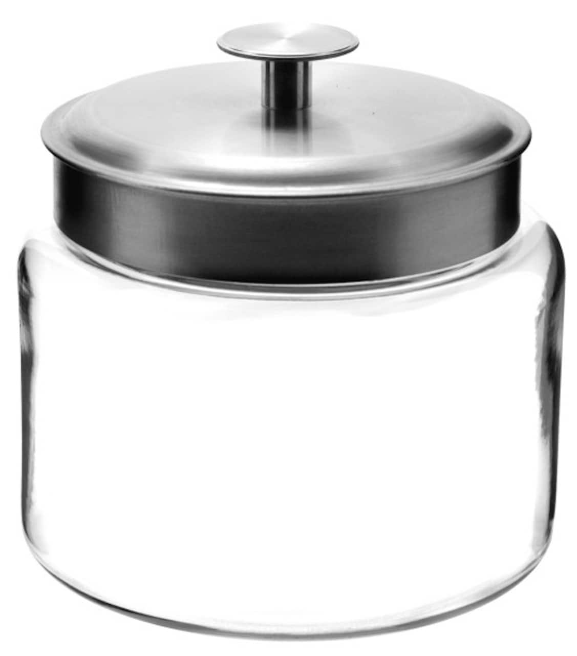 Anchor Hocking 64oz. Mini Montana® Glass Jar with Aluminum Lid